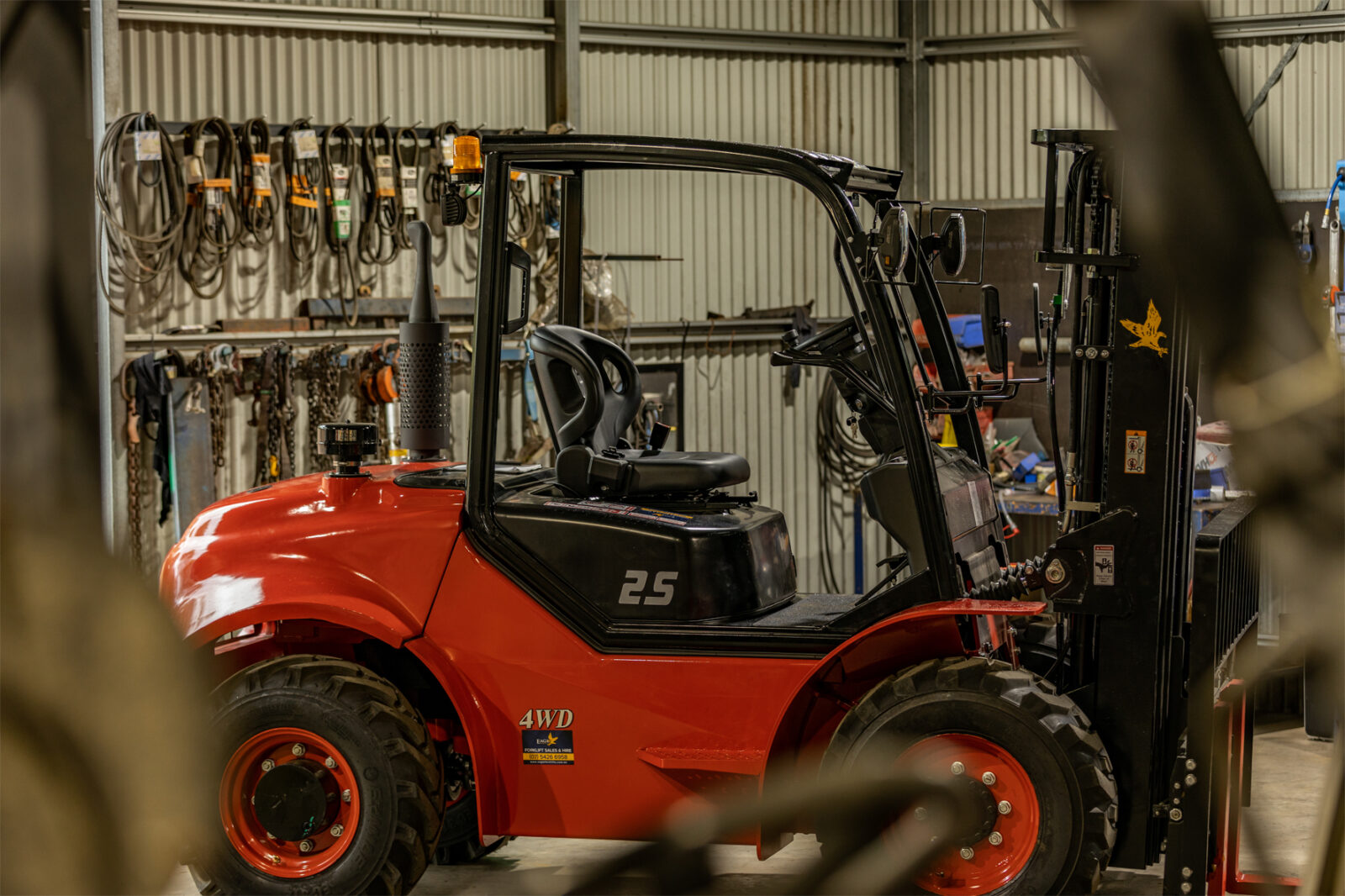 electric forklifts brisbane warehouse indoor operation